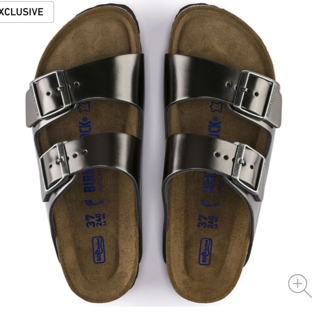 Birkenstock Arizona SFB metallic Sandals 38 / 7.5